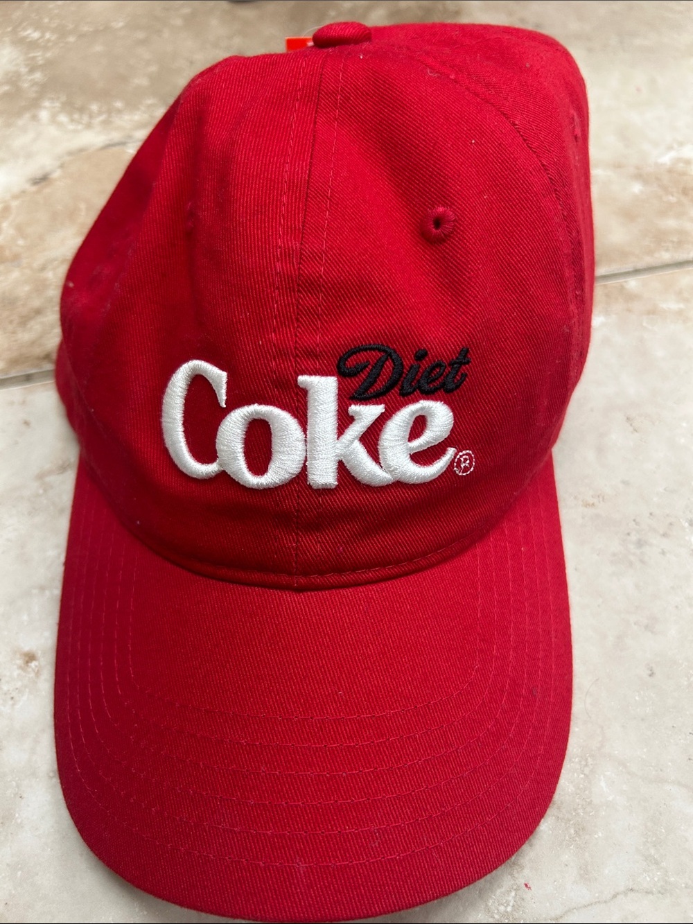 NWT Coca Cola | Red Trucker Baseball Hat “Diet Coke” w/ adjustable back